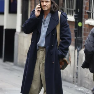 Deep Cover 2025 Orlando Bloom Blue Coat Side