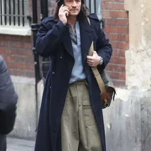 Deep Cover 2025 Orlando Bloom Blue Coat