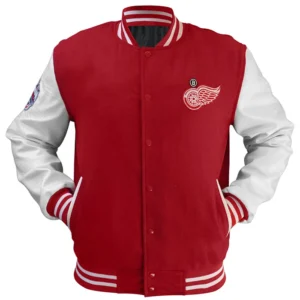Detroit Red Wings Varsity Jacket Front