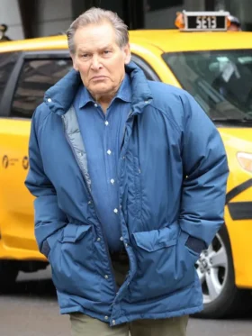 Dexter Resurrection S01 James Remar Blue Parachute Jacket