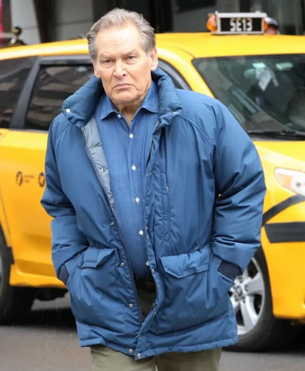 Dexter Resurrection S01 James Remar Blue Parachute Jacket