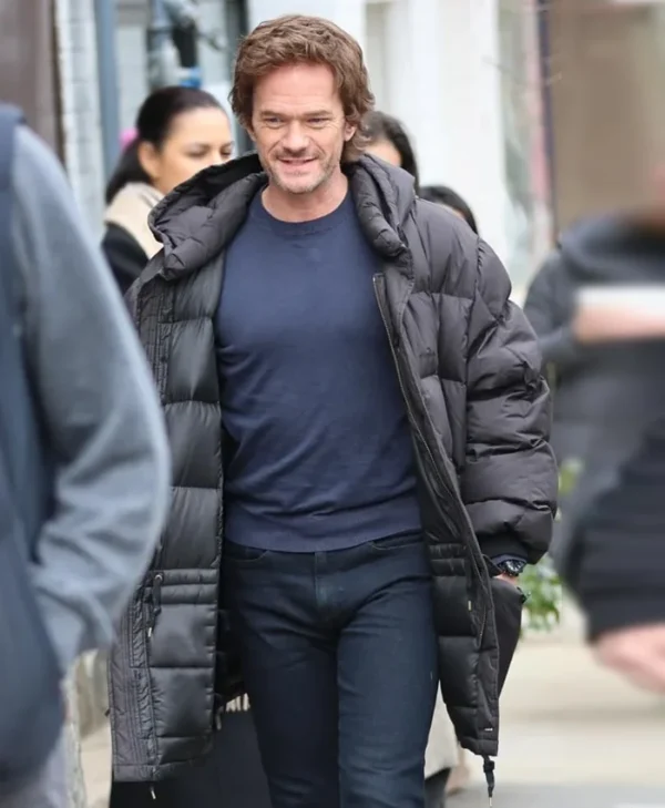Dexter Resurrection S01 Neil Patrick Harris Black Puffer Coat Side