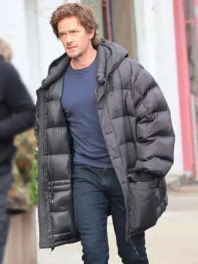 Dexter Resurrection S01 Neil Patrick Harris Black Hooded Coat
