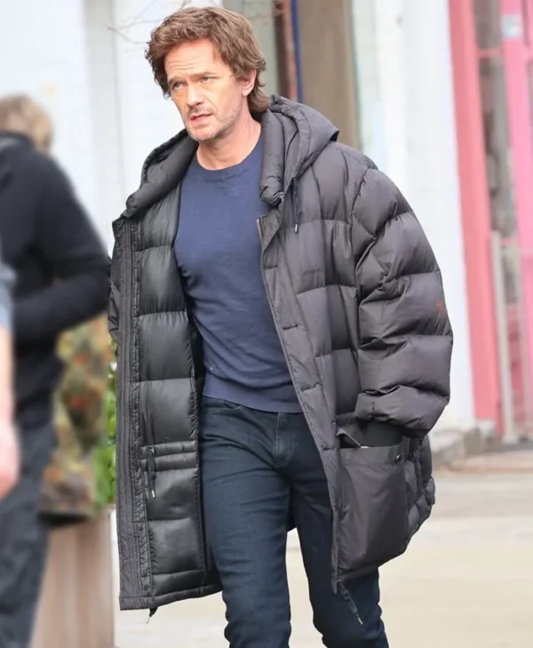 Dexter Resurrection S01 Neil Patrick Harris Black Hooded Coat