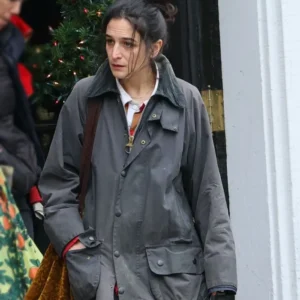 Dying for Sex S01 Jenny Slate Grey Jacket Side