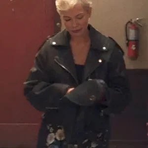 Dying for Sex S01 Michelle Williams Blac Leather Jacket