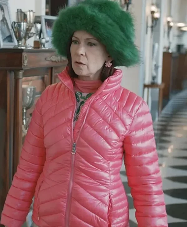 Elsbeth S02 Carrie Preston Pink Quilted Jacket