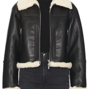 Elsbeth S02 Kaya Blanke Black Leather Jacket