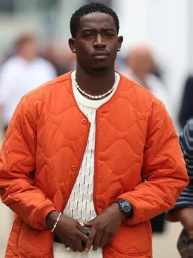 F1 2025 Damson Idris Orange Jacket