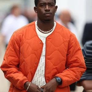 F1 2025 Damson Idris Orange Jacket