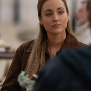 FBI International S04 Christina Wolfe Suede Leather Jacket