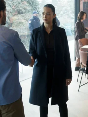 FBI International S04 Vinessa Vidotto Black Coat