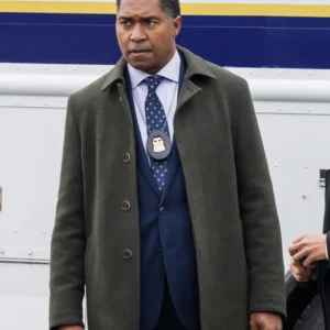 FBI Most Wanted S06 Ben Cain Green Coat Back