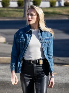 FBI Most Wanted S06 Nina Chase Denim Jacket Side