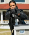 FBI Most Wanted S06 Roxy Sternberg Black Leather Jacket Side