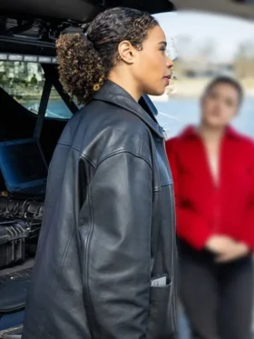 FBI Most Wanted S06 Roxy Sternberg Black Leather Jacket
