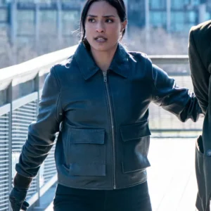 FBI S07 Emily Alabi Black Leather Jacket