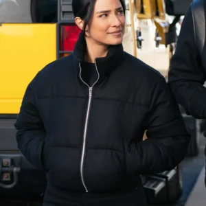 FBI S07 Emily Alabi Black Puffer Jacket