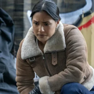 FBI S07 Emily Alabi Suede Leather Jacket