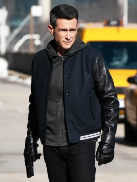 FBI S07 John Boyd Bomber Varsity Jacket Side
