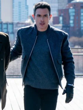 FBI S07 John Boyd Grey Bomber Jacket