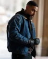 FBI S07 Zeeko Zaki Blue Denim Jacket Side