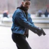 FBI S07 Zeeko Zaki Blue Denim Jacket