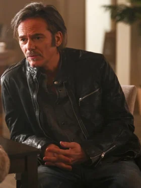 Fire Country S03 Billy Burke Black Jacket Back