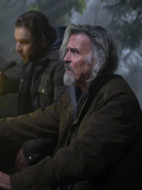 Fire Country S03 Jeff Fahey Brown Cotton Jacket