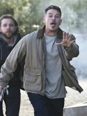 Fire Country S03 Kevin Alejandro Grey Cotton Jacket