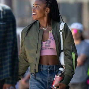 Forever S01 Lovie Simone Green Bomber Jacket