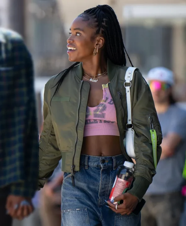 Forever S01 Lovie Simone Green Bomber Jacket