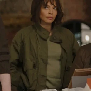 Fountain of Youth 2025 Carmen Ejogo Green Cotton Jacket
