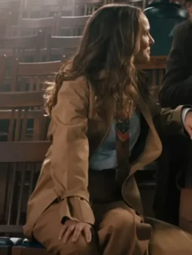Fountain of Youth 2025 Natalie Portman Brown Suiting Coat