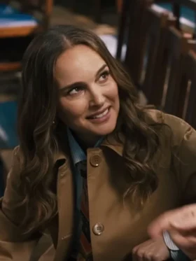 Fountain of Youth 2025 Natalie Portman Brown Coat