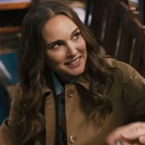 Fountain of Youth 2025 Natalie Portman Brown Coat