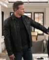 General Hospital 2025 Steve Burton Black Leather Jacket