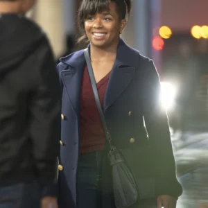 Grey's Anatomy S21 Alexis Floyd Blue Coat