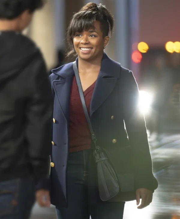 Grey's Anatomy S21 Alexis Floyd Blue Coat