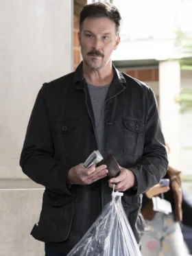 Grey's Anatomy S21 Brady Smith Black Jacket Side