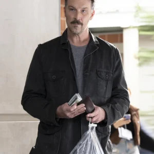 Grey's Anatomy S21 Brady Smith Black Jacket Side