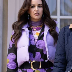 Grosse Pointe Garden Society S01 Birdie Bradley Purple Vest Side