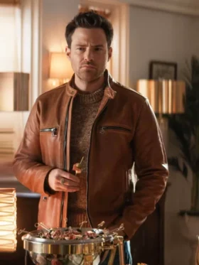 Grosse Pointe Garden Society S01 Brett Navson Brown Jacket