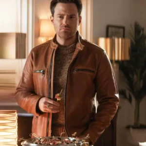 Grosse Pointe Garden Society S01 Brett Navson Brown Jacket