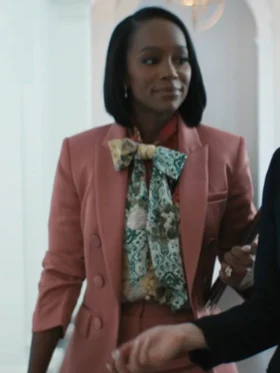 Grosse Pointe Garden Society S01 Catherine Pink Blazer Front