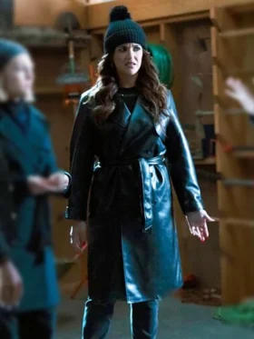 Grosse Pointe Garden Society S01 Melissa Fumero Black Coat Side