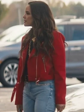 Grosse Pointe Garden Society S01 Melissa Fumero Red Jacket Front