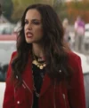 Grosse Pointe Garden Society S01 Melissa Fumero Red Jacket Back