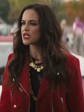 Grosse Pointe Garden Society S01 Melissa Fumero Red Jacket Back