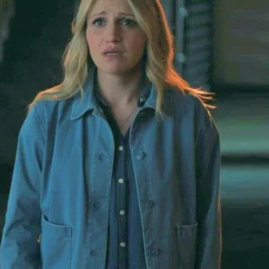 Happy Face S01 Melissa Blue Denim Jacket Front